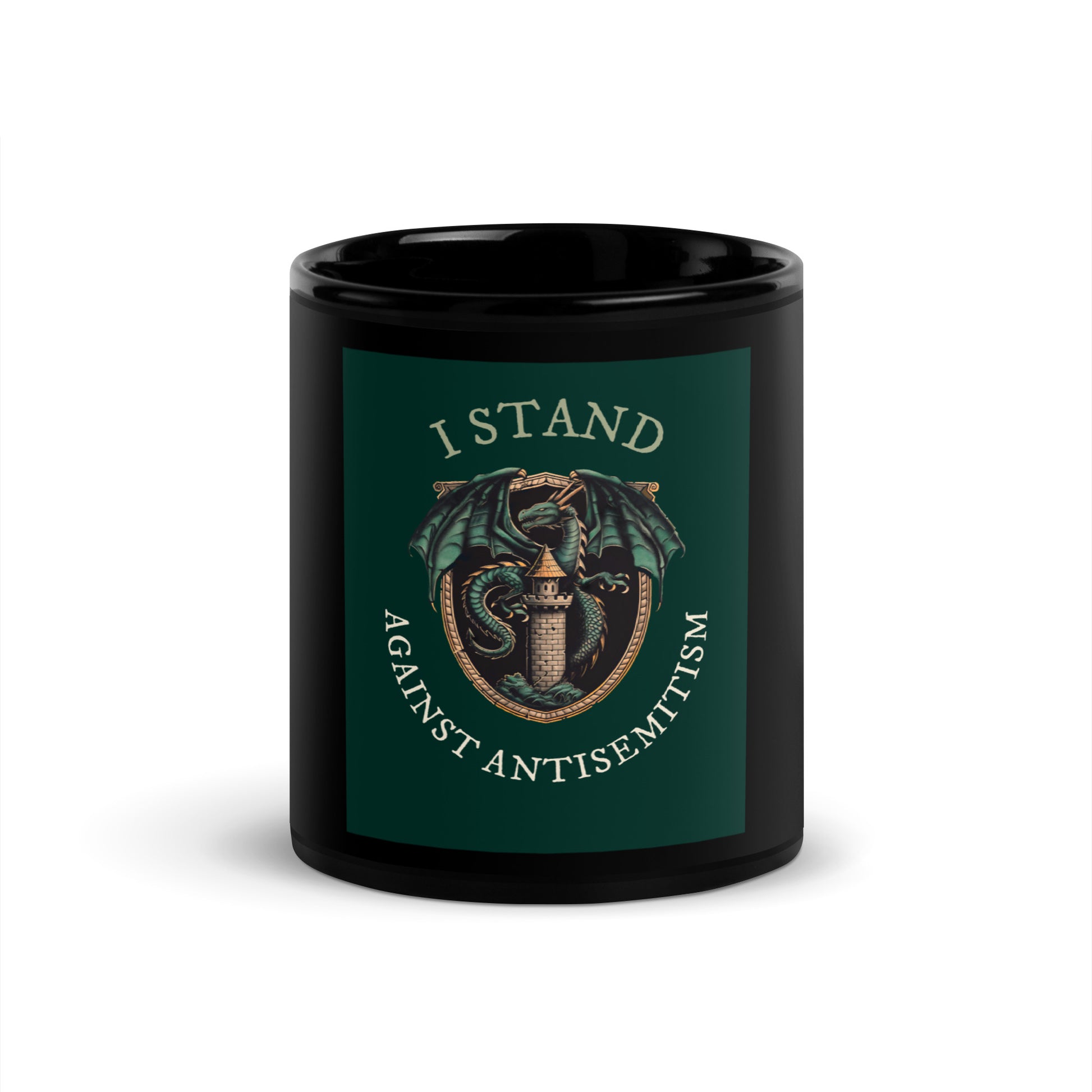 Dragon Adventure | Black Glossy Mug