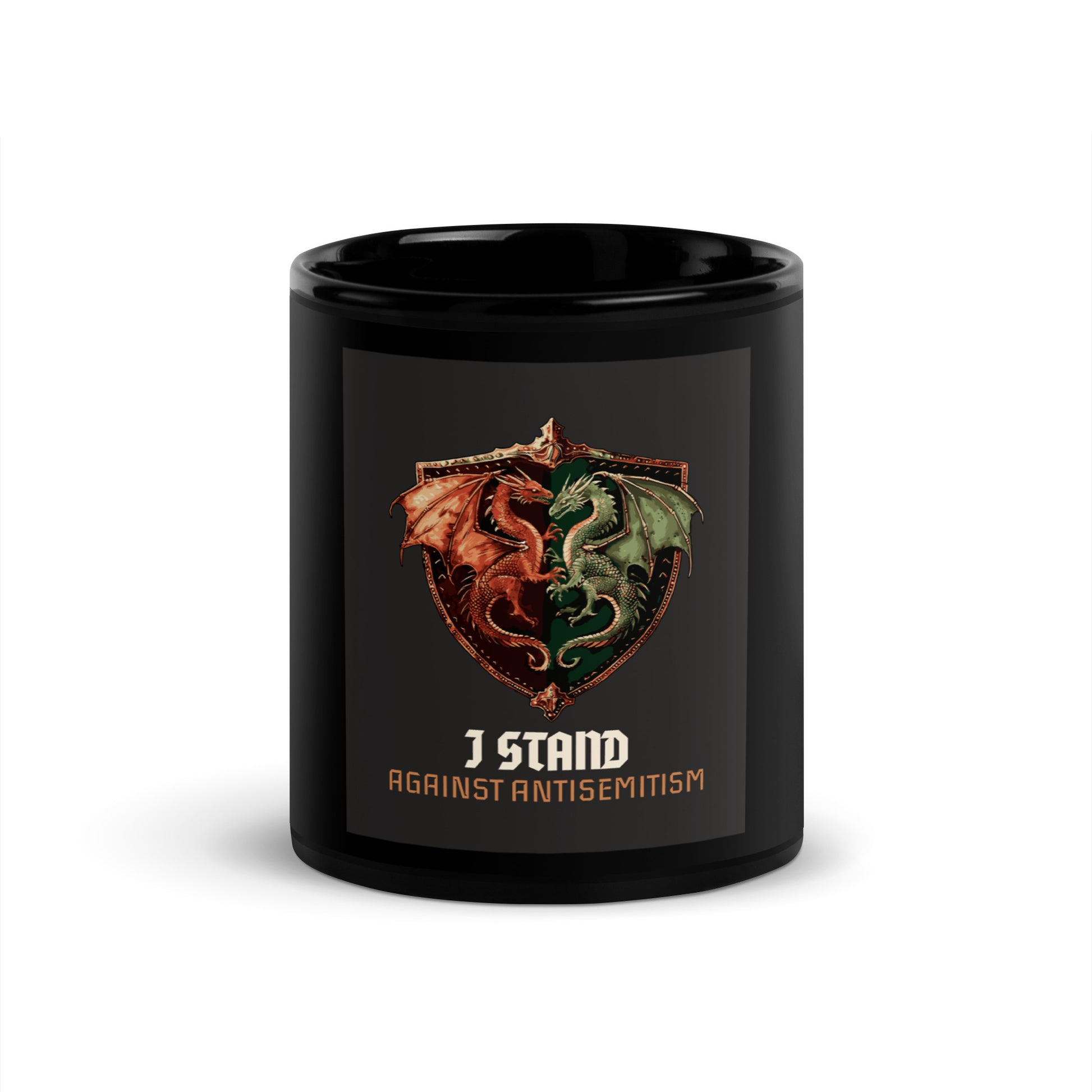 Dragon Adventure | Black Glossy Mug