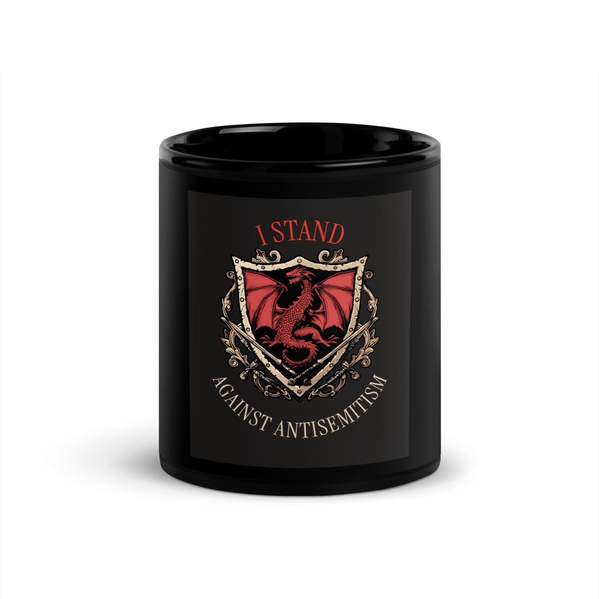 Dragon Adventure | Black Glossy Mug