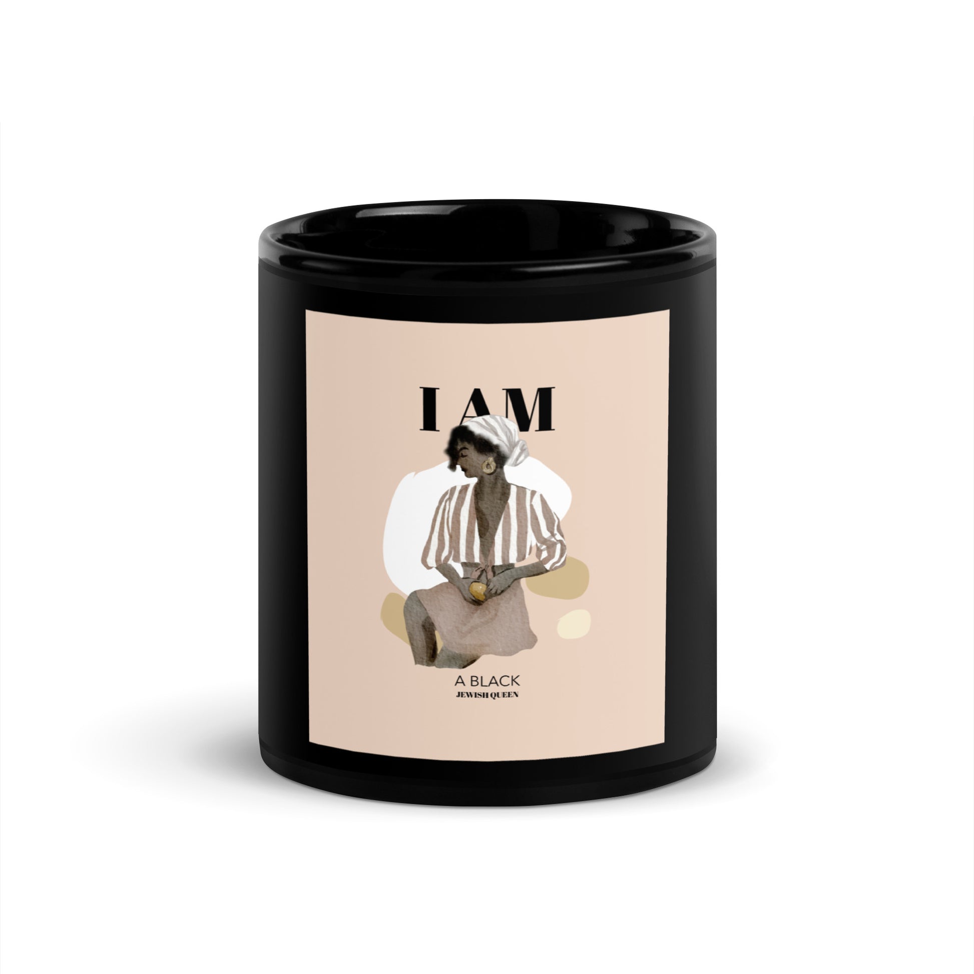 Black & Jewish Love | Black Glossy Mug