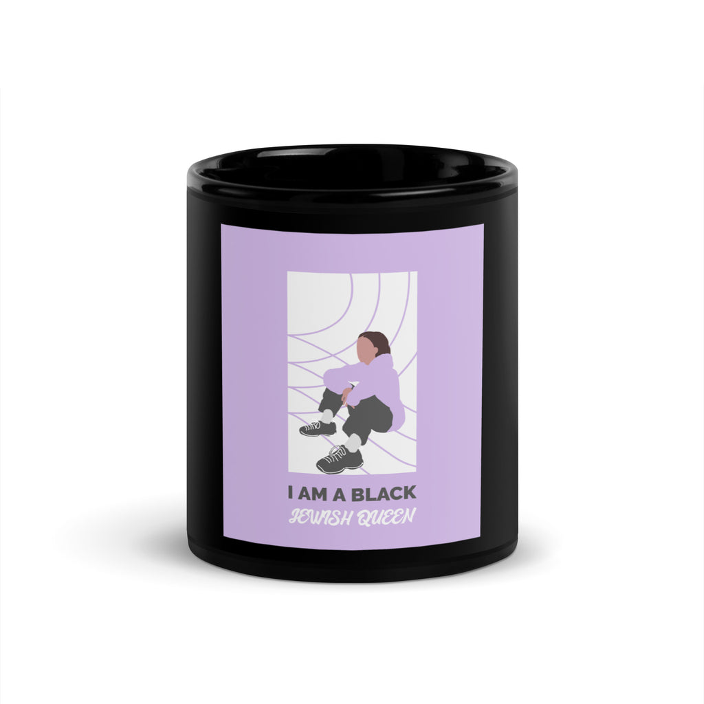 Black & Jewish Love | Black Glossy Mug