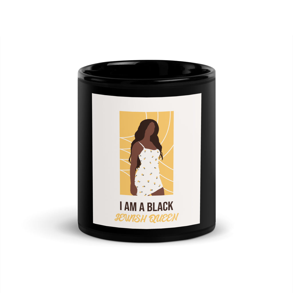 Black & Jewish Love | Black Glossy Mug
