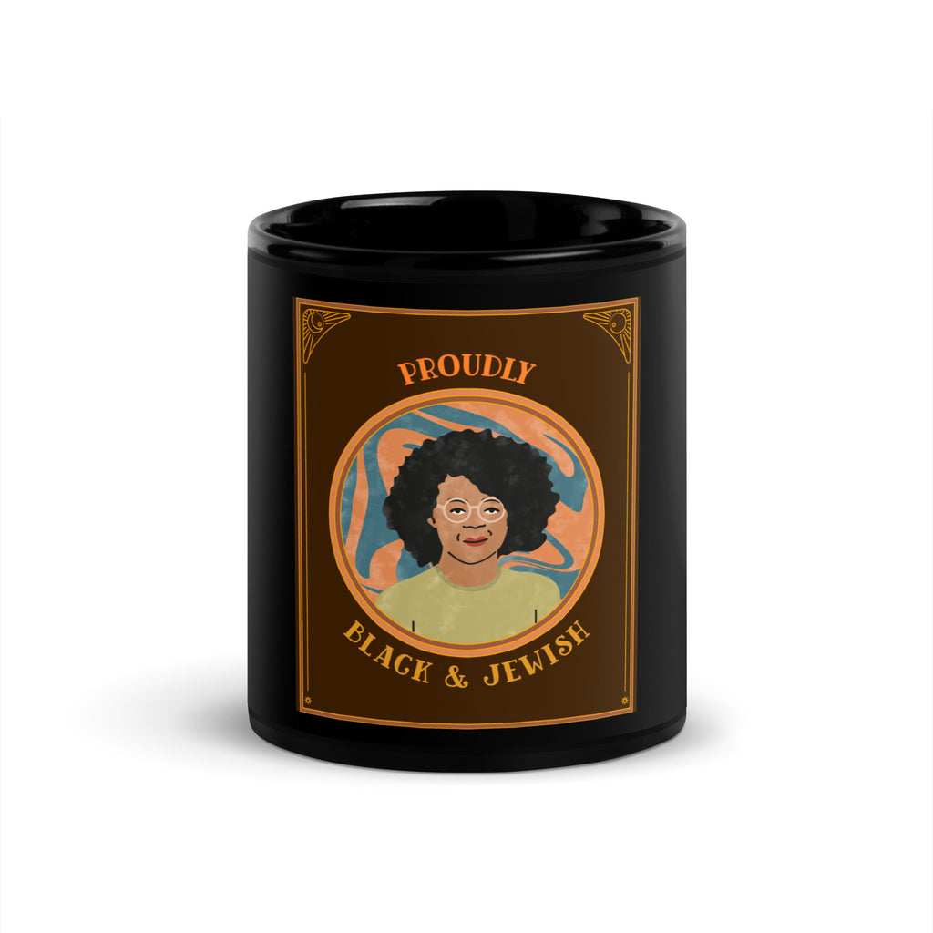 Black & Jewish Love | Black Glossy Mug