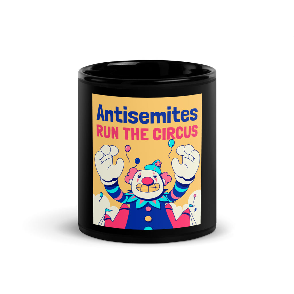 Antisemitic Clowns | Black Glossy Mug