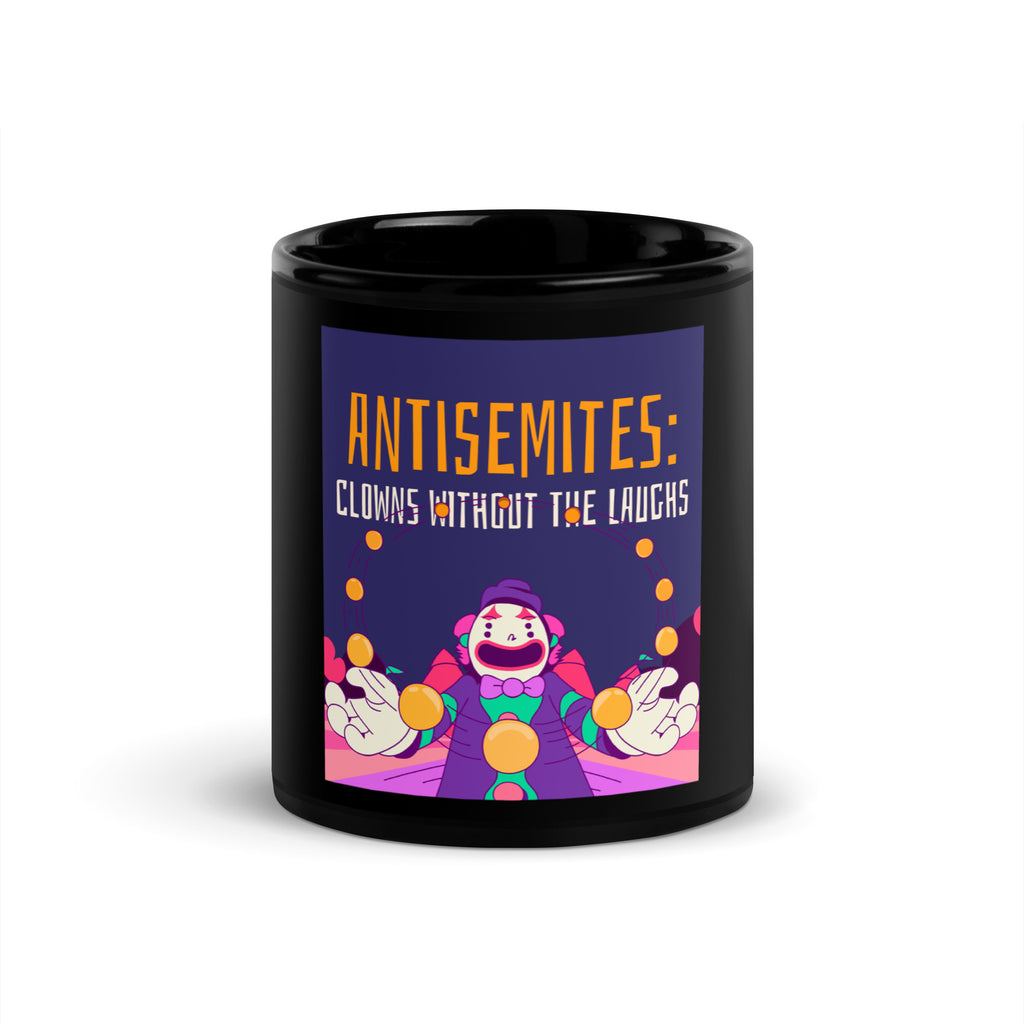 Antisemitic Clowns | Black Glossy Mug