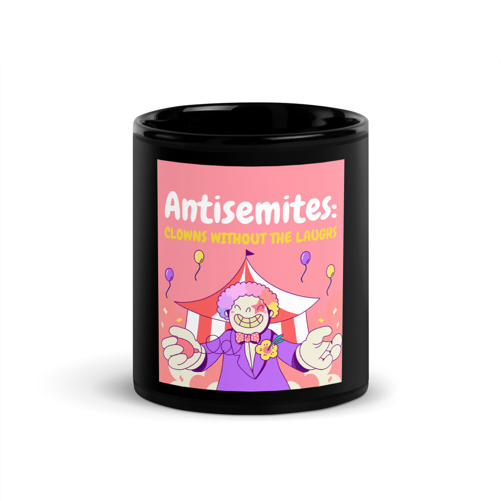 Antisemitic Clowns | Black Glossy Mug