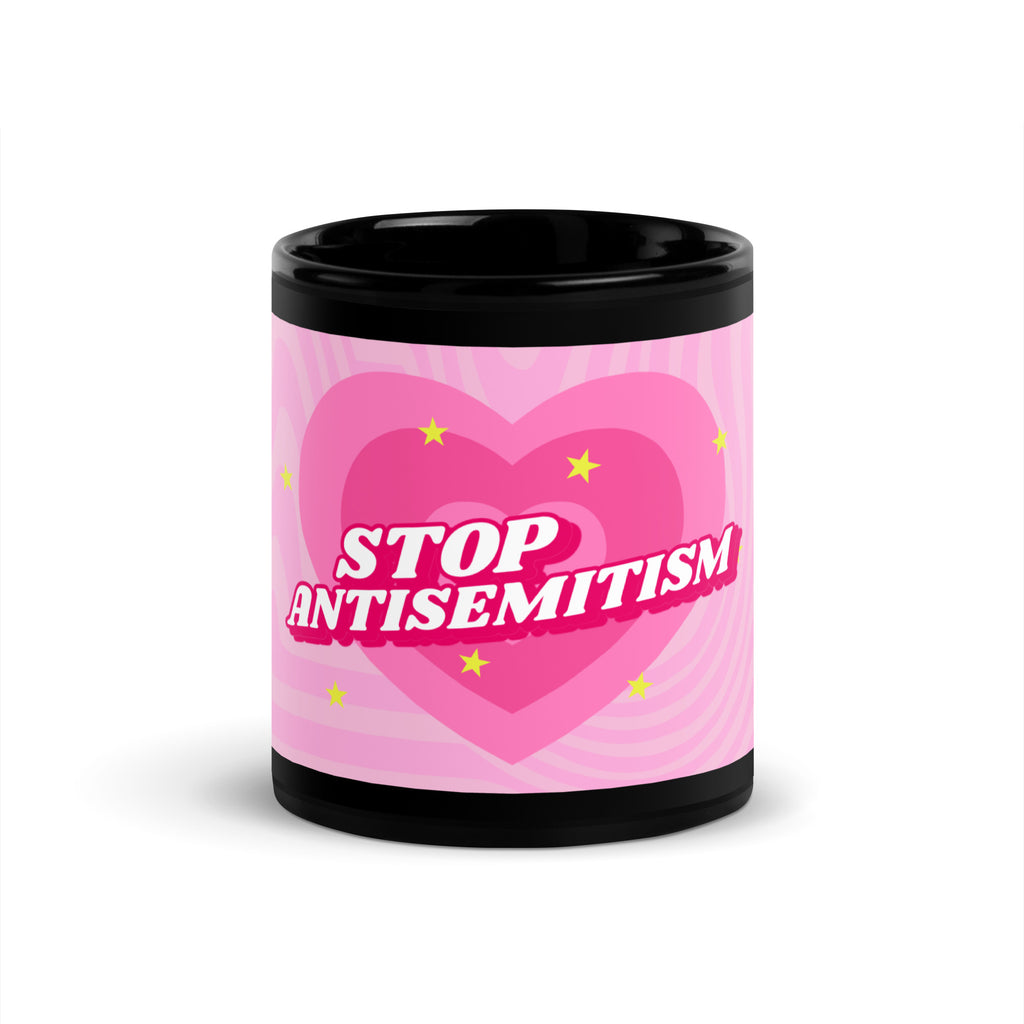 Pink Destiny | Antisemitism | Black Glossy Mug