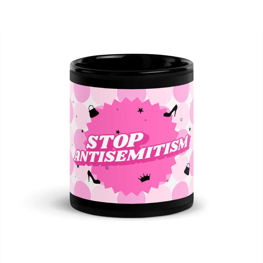 Pink Destiny | Antisemitism | Black Glossy Mug
