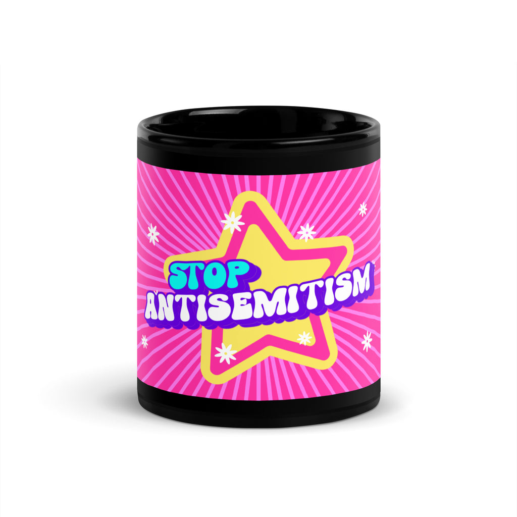 Pink Destiny | Antisemitism | Black Glossy Mug