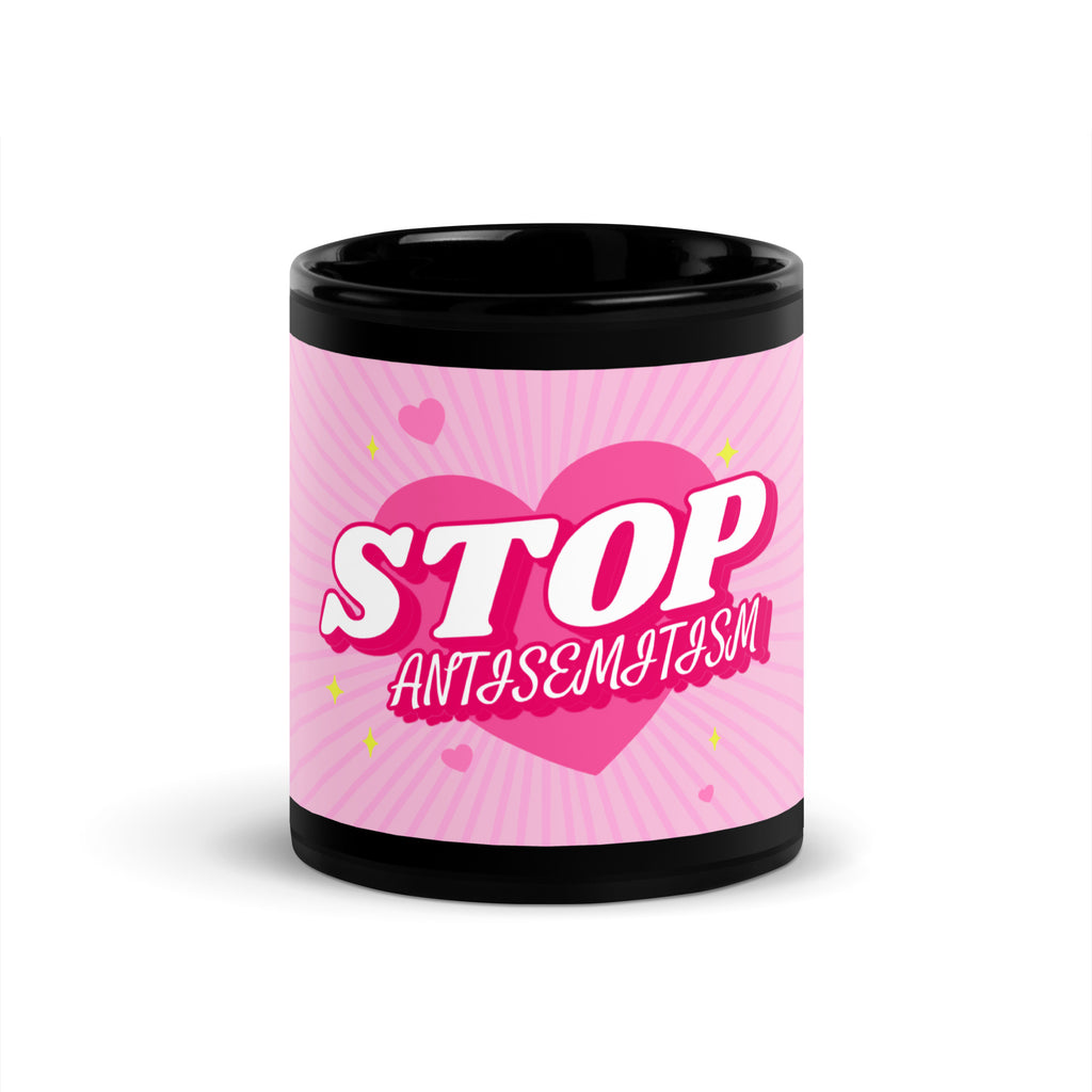 Pink Destiny | Antisemitism | Black Glossy Mug