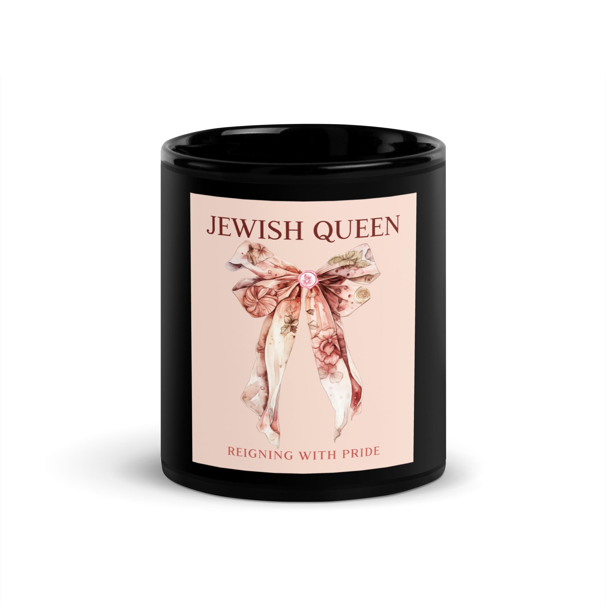 Jewish Queen | Black Glossy Mug