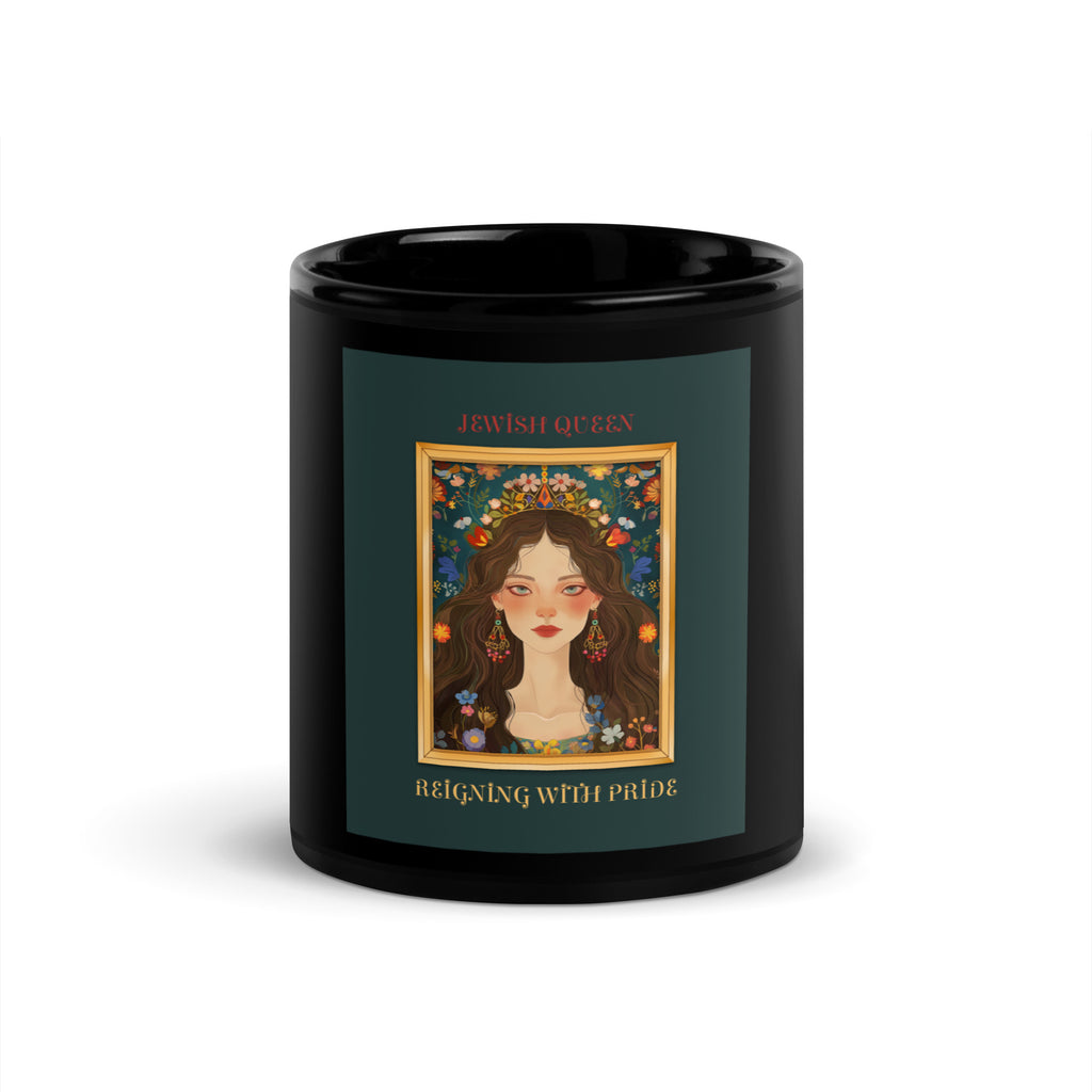 Jewish Queen | Black Glossy Mug