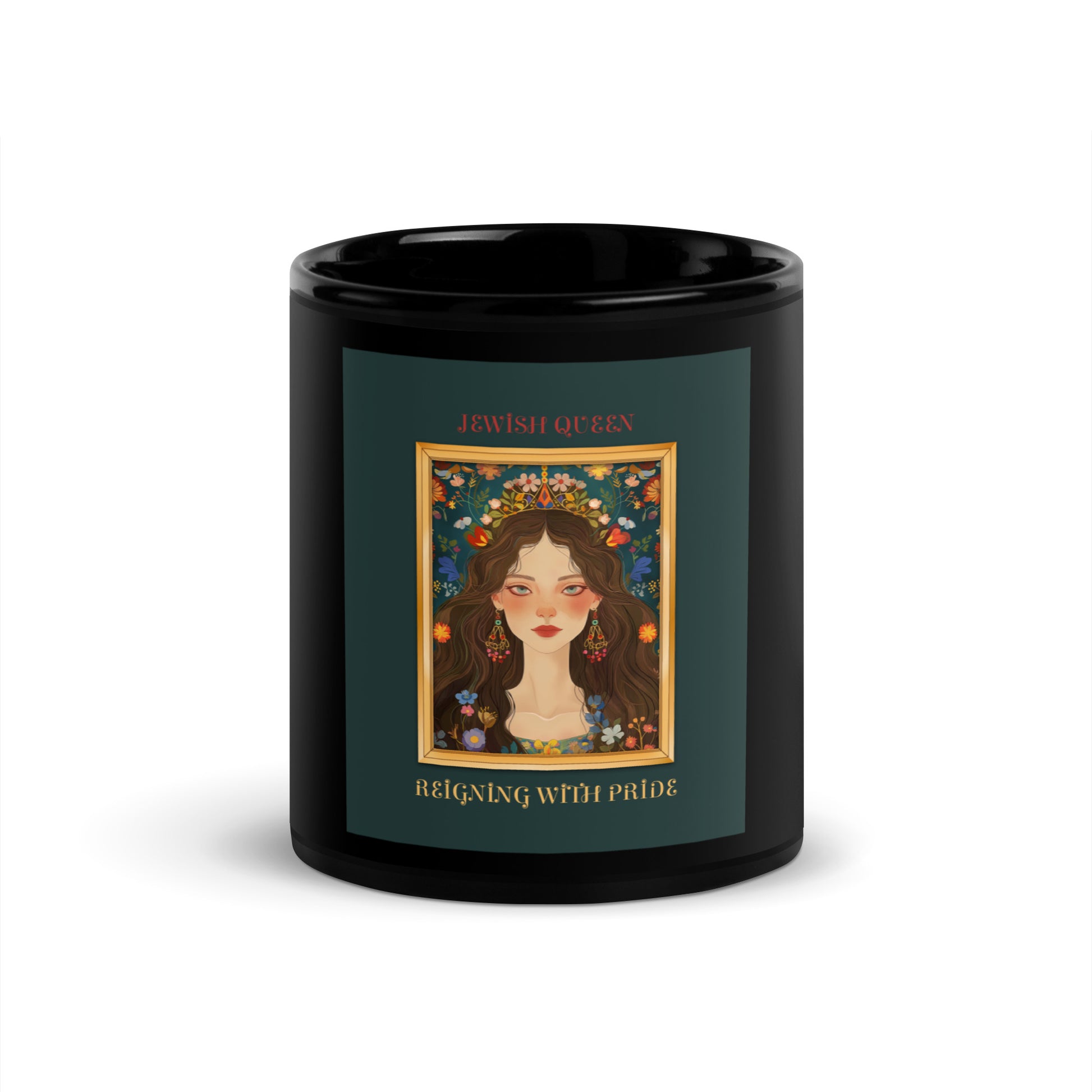 Jewish Queen | Black Glossy Mug
