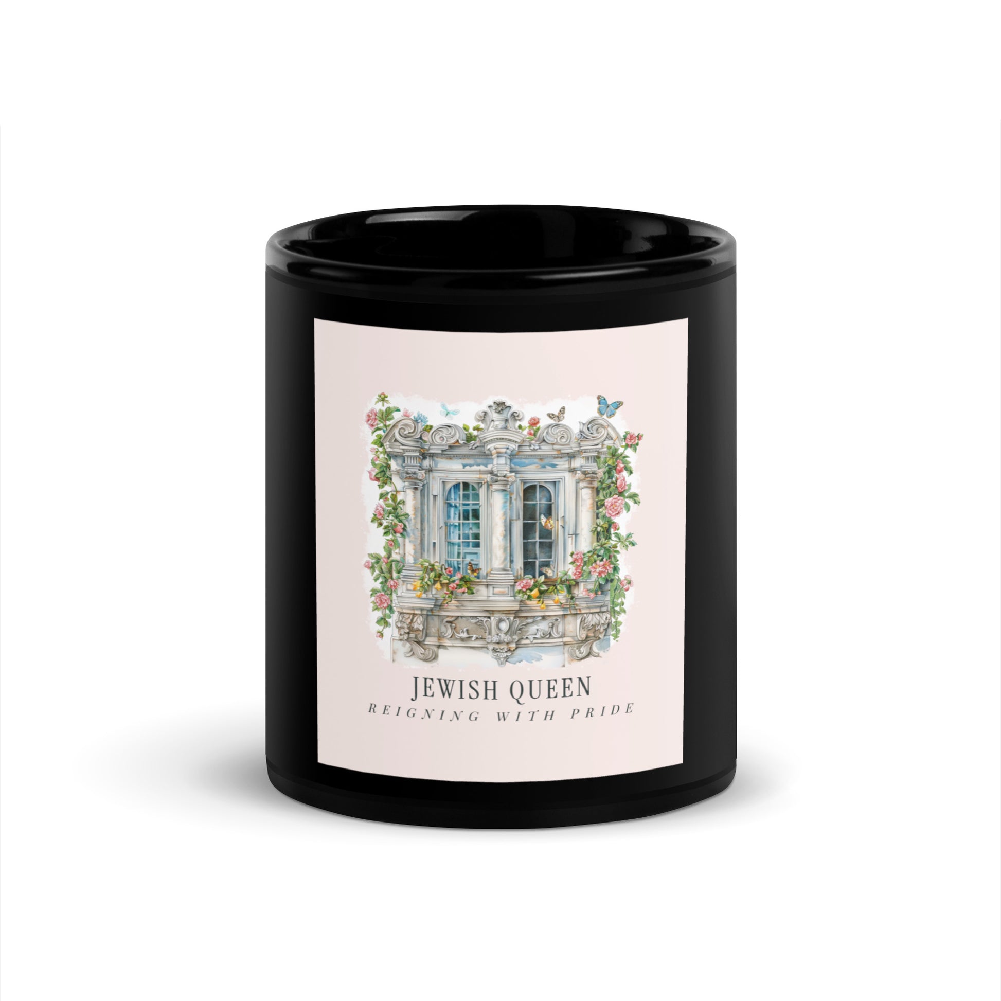 Jewish Queen | Black Glossy Mug