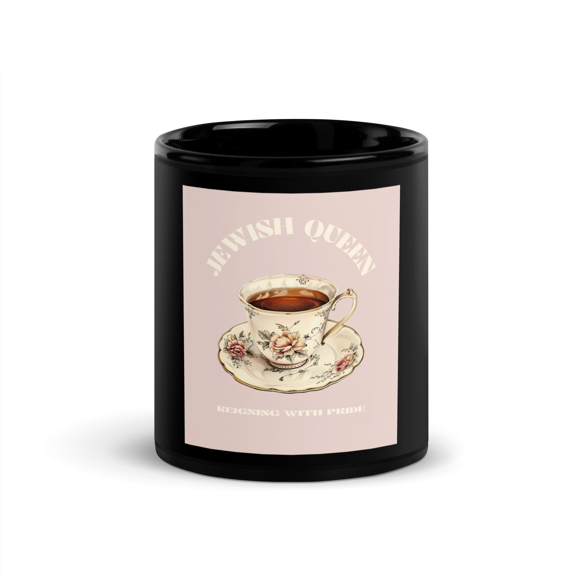 Jewish Queen | Black Glossy Mug