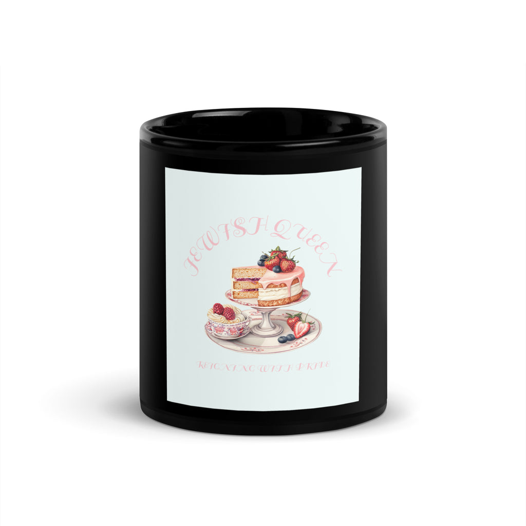 Jewish Queen | Black Glossy Mug
