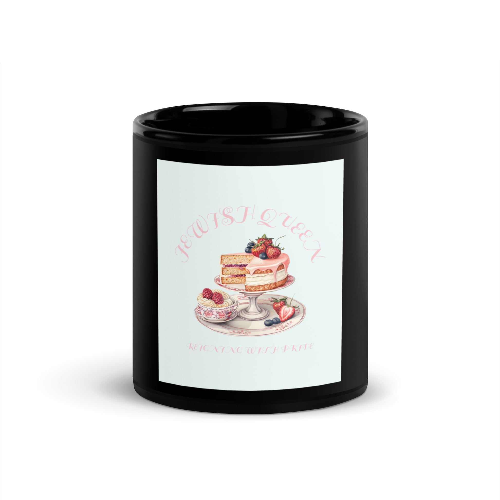 Jewish Queen | Black Glossy Mug