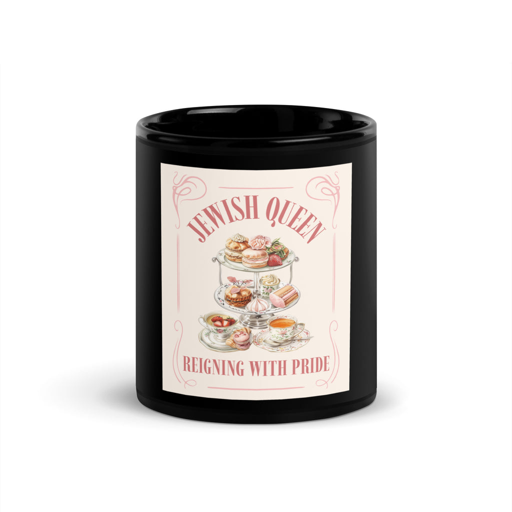 Jewish Queen | Black Glossy Mug