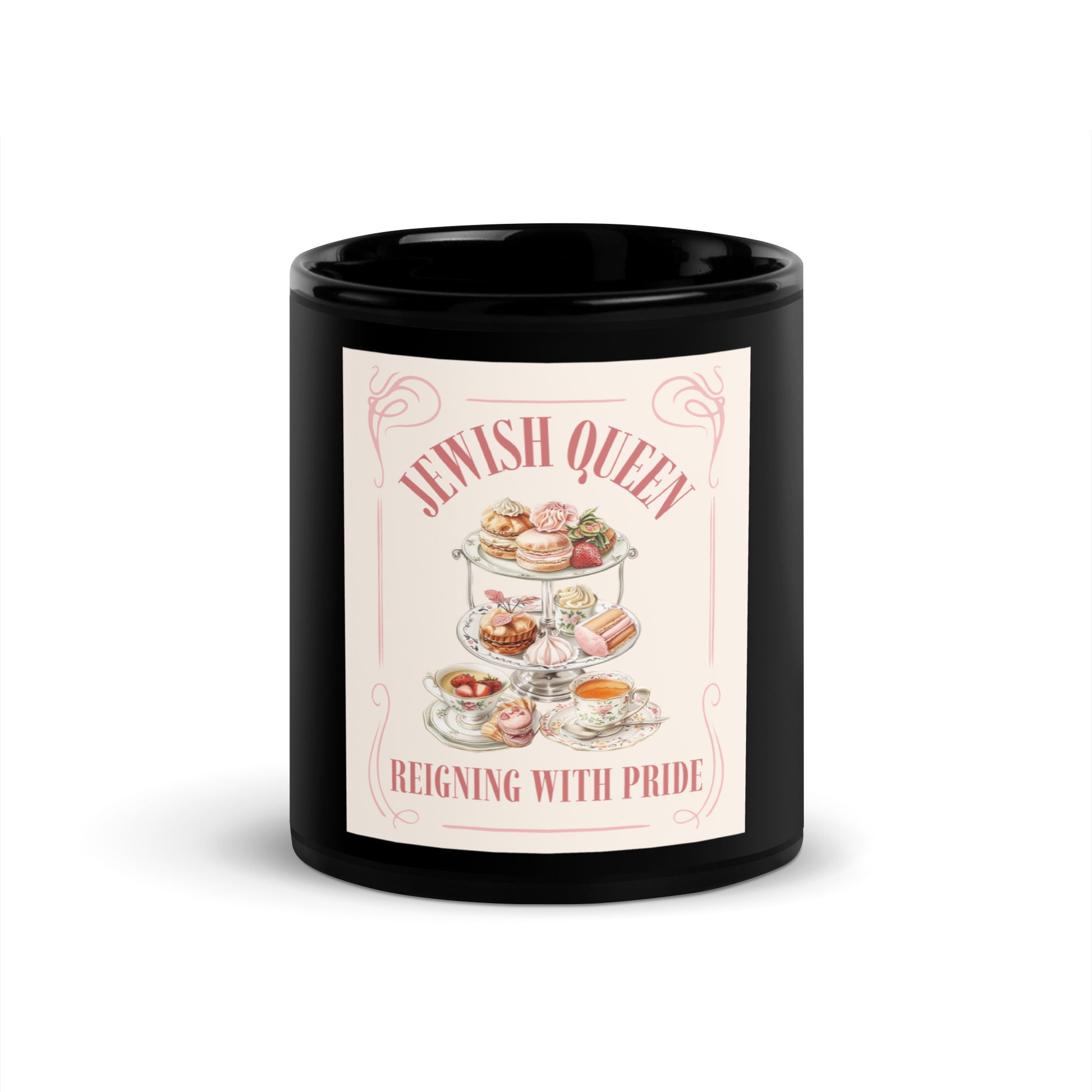 Jewish Queen | Black Glossy Mug