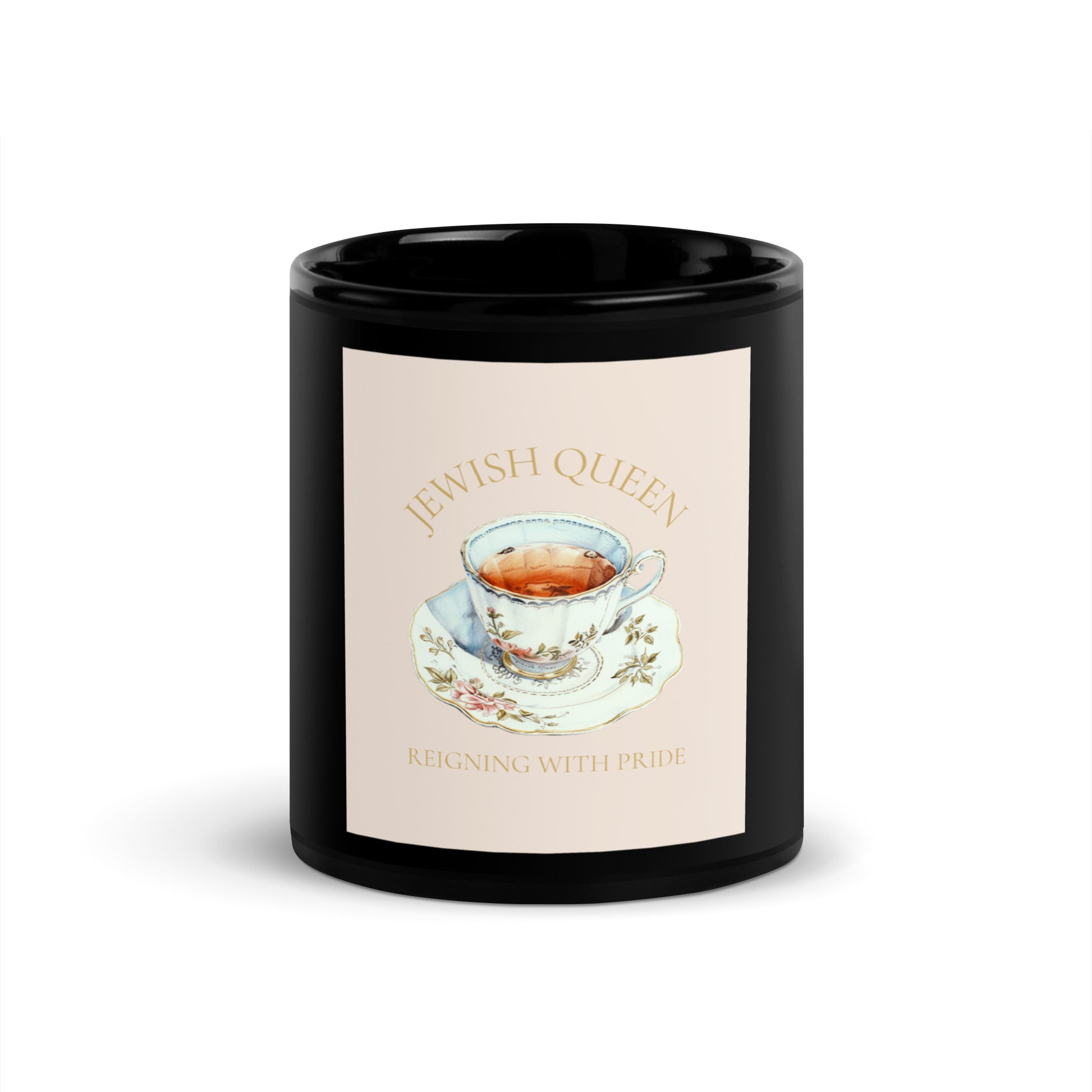 Jewish Queen | Black Glossy Mug
