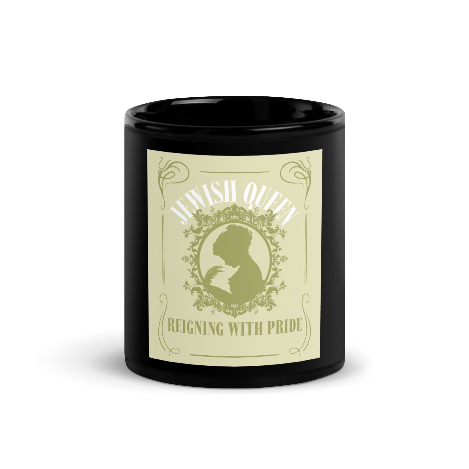 Jewish Queen | Black Glossy Mug