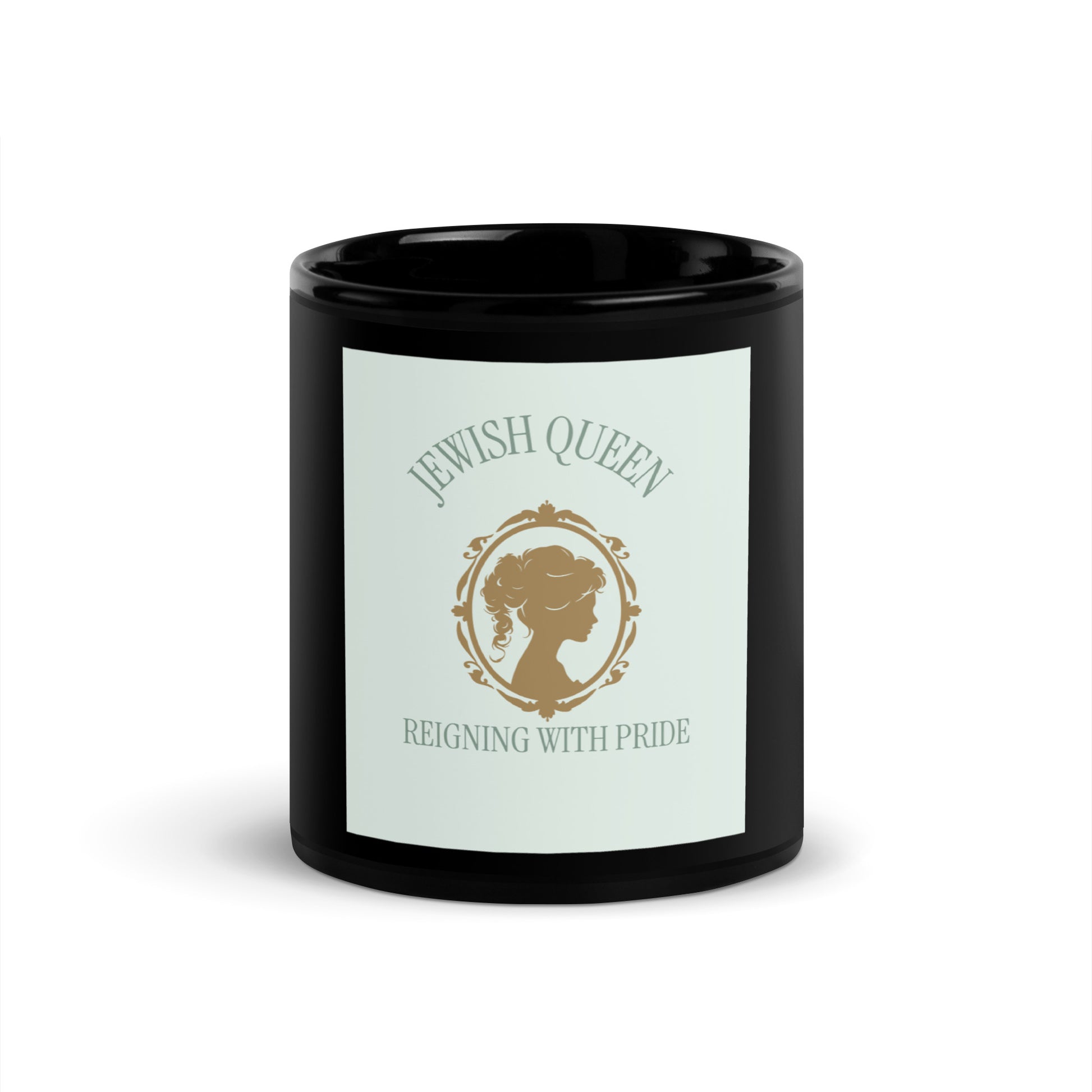 Jewish Queen | Black Glossy Mug