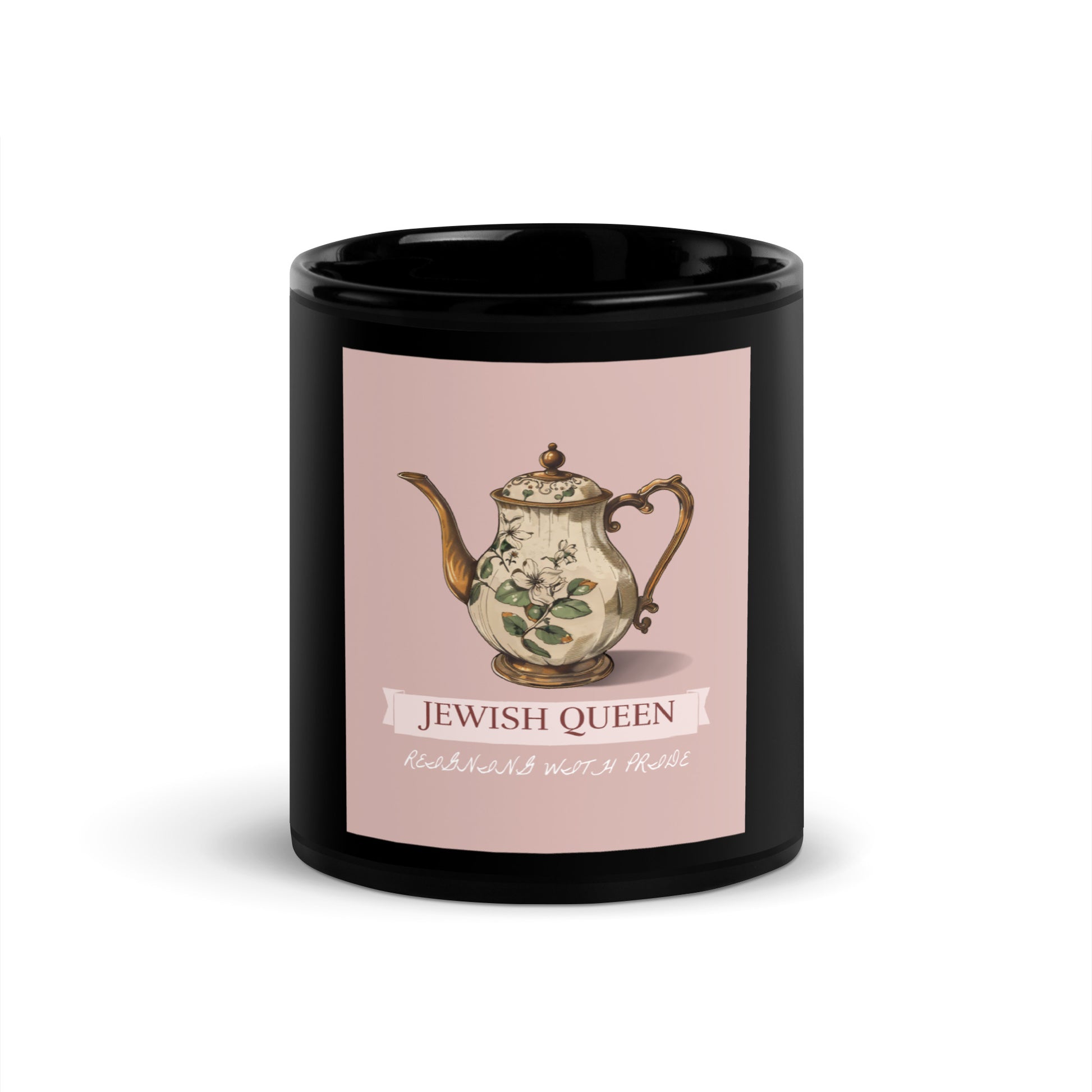 Jewish Queen | Black Glossy Mug