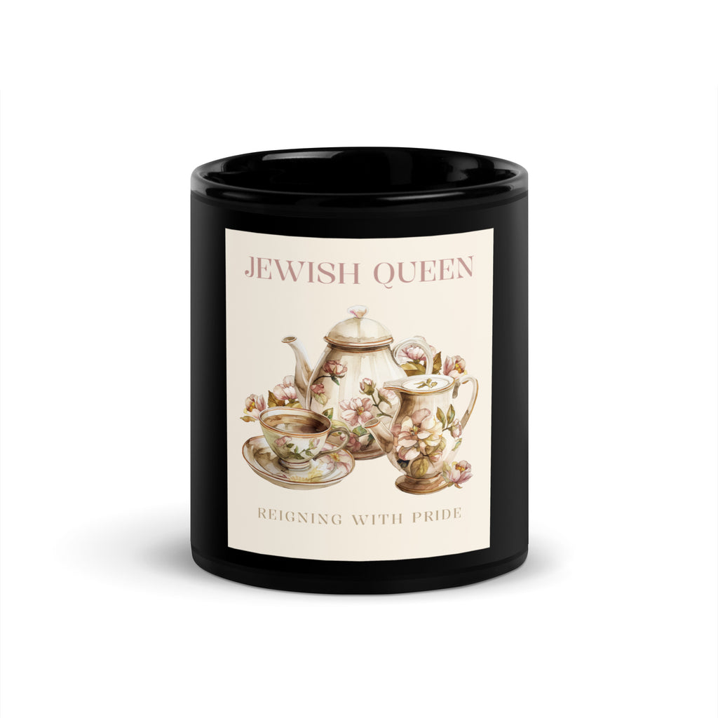 Jewish Queen | Black Glossy Mug