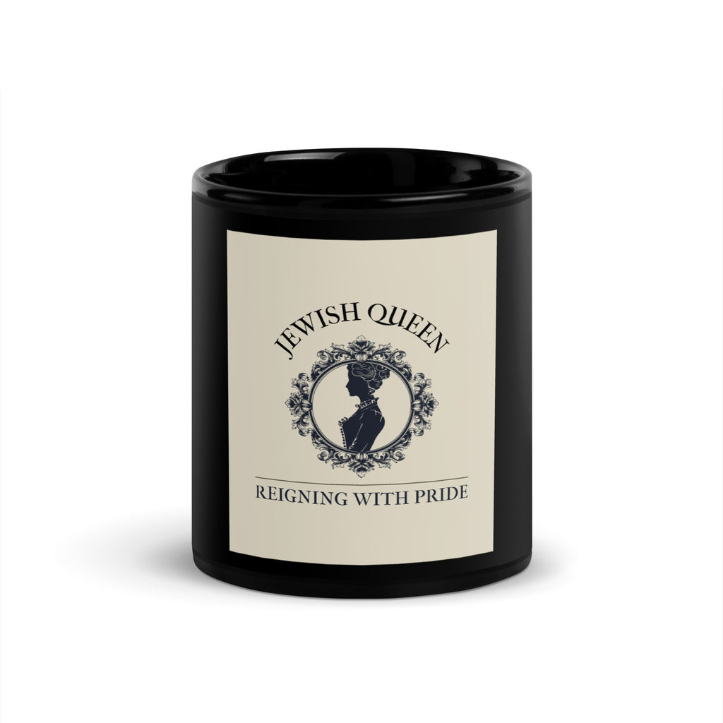 Jewish Queen | Black Glossy Mug