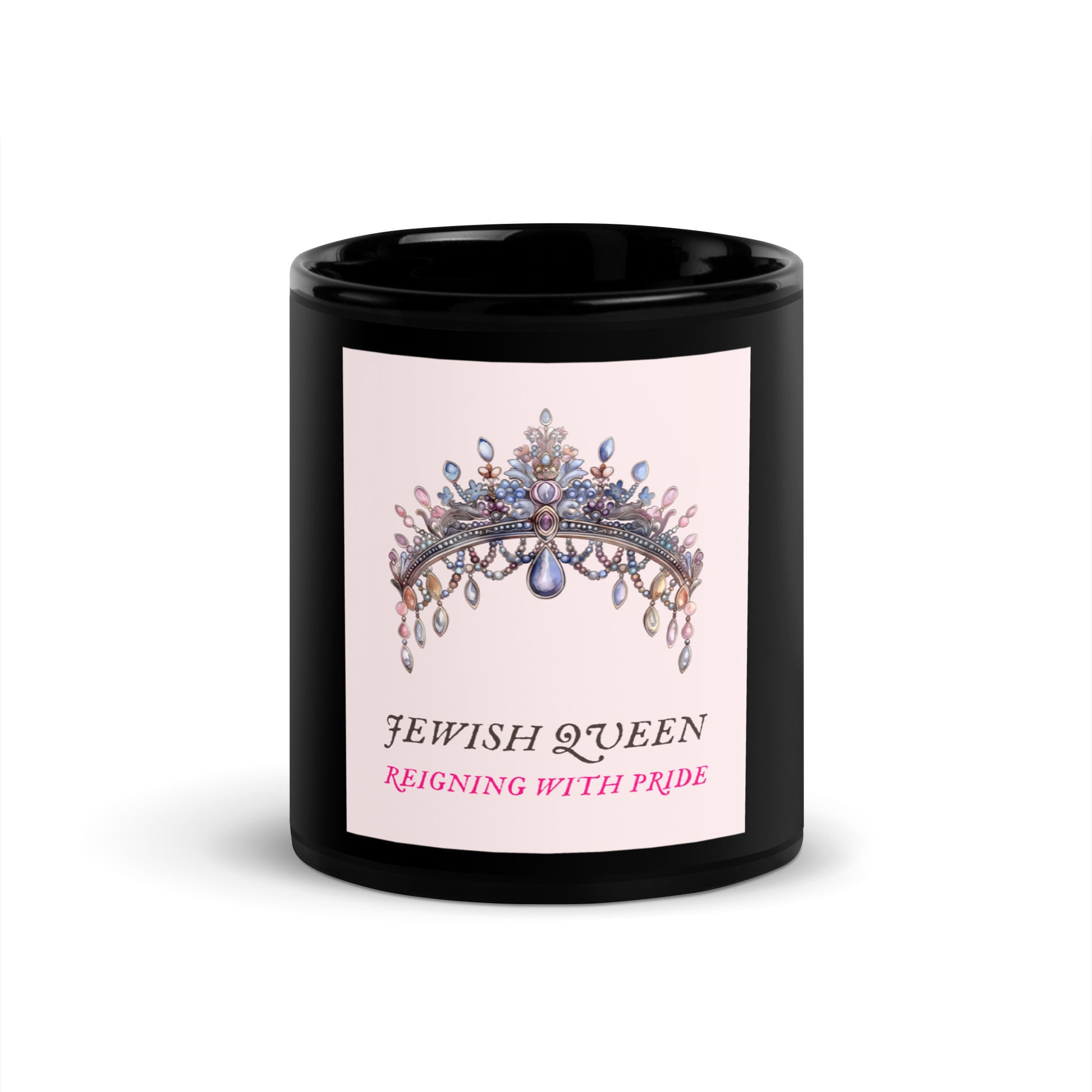 Jewish Queen | Black Glossy Mug