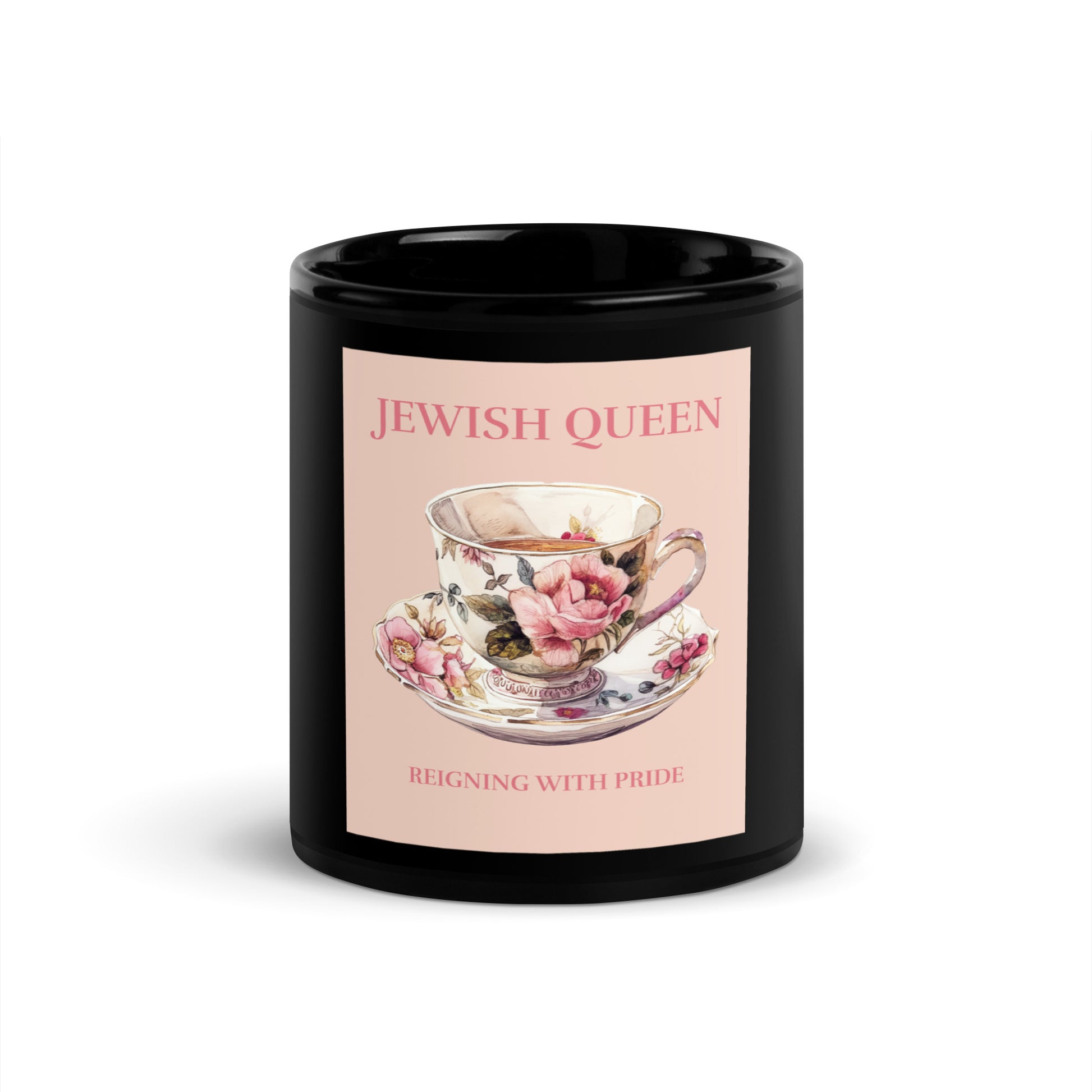 Jewish Queen | Black Glossy Mug
