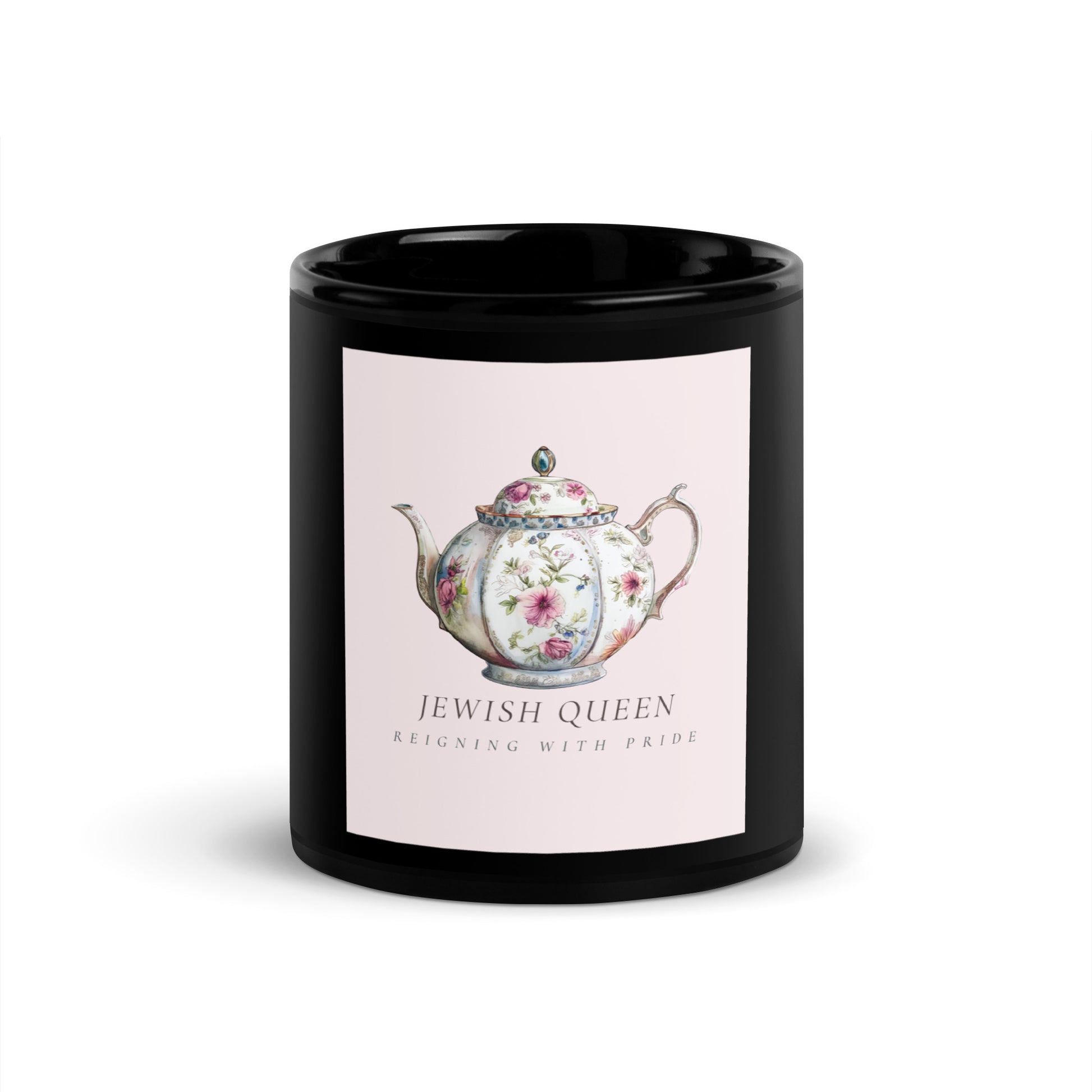 Jewish Queen | Black Glossy Mug