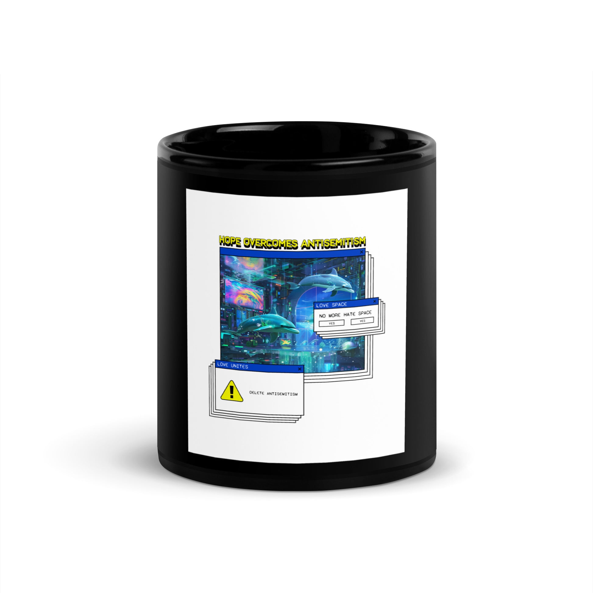 A Colorful Dream | Antisemitism | Black Glossy Mug