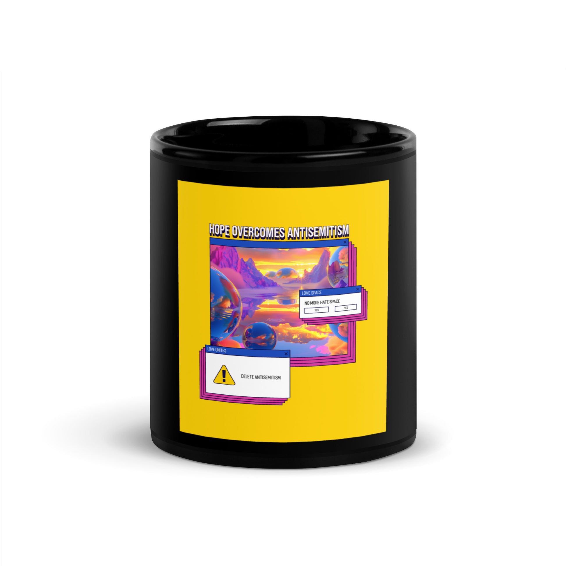 A Colorful Dream | Antisemitism | Black Glossy Mug