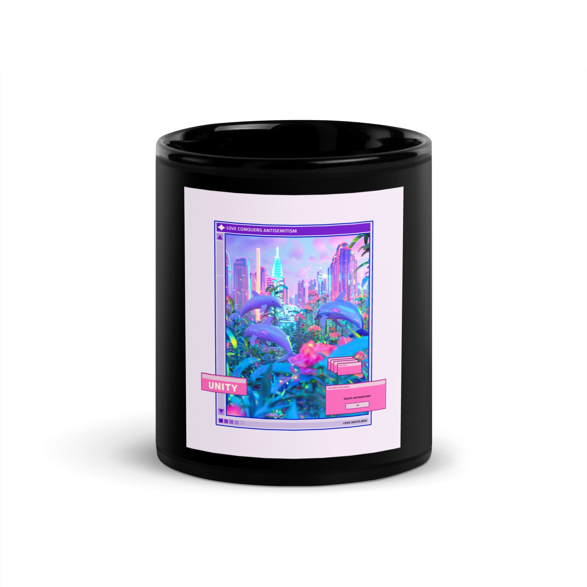 A Colorful Dream | Antisemitism | Black Glossy Mug