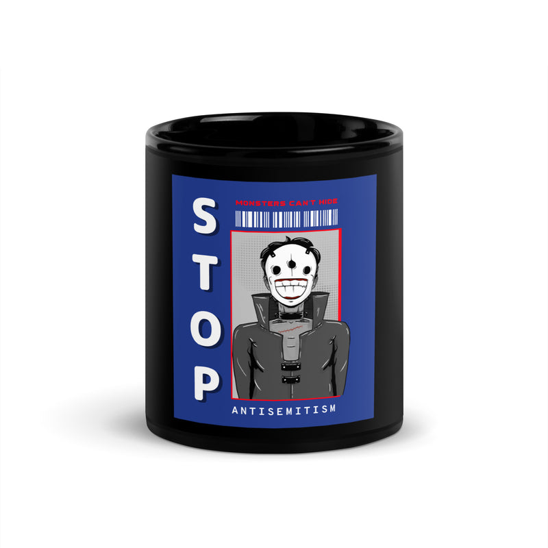 Monsters Can't Hide | Black Glossy Mug