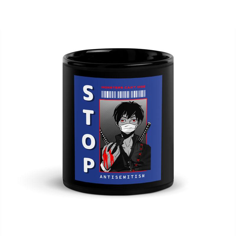 Monsters Can't Hide | Black Glossy Mug