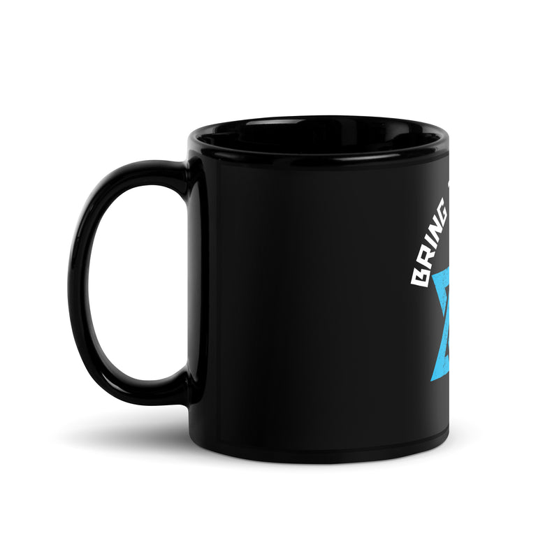 Bring Them Home | Star of David | Black Glossy Mug
