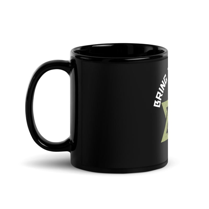 Bring Them Home | Star of David | Black Glossy Mug
