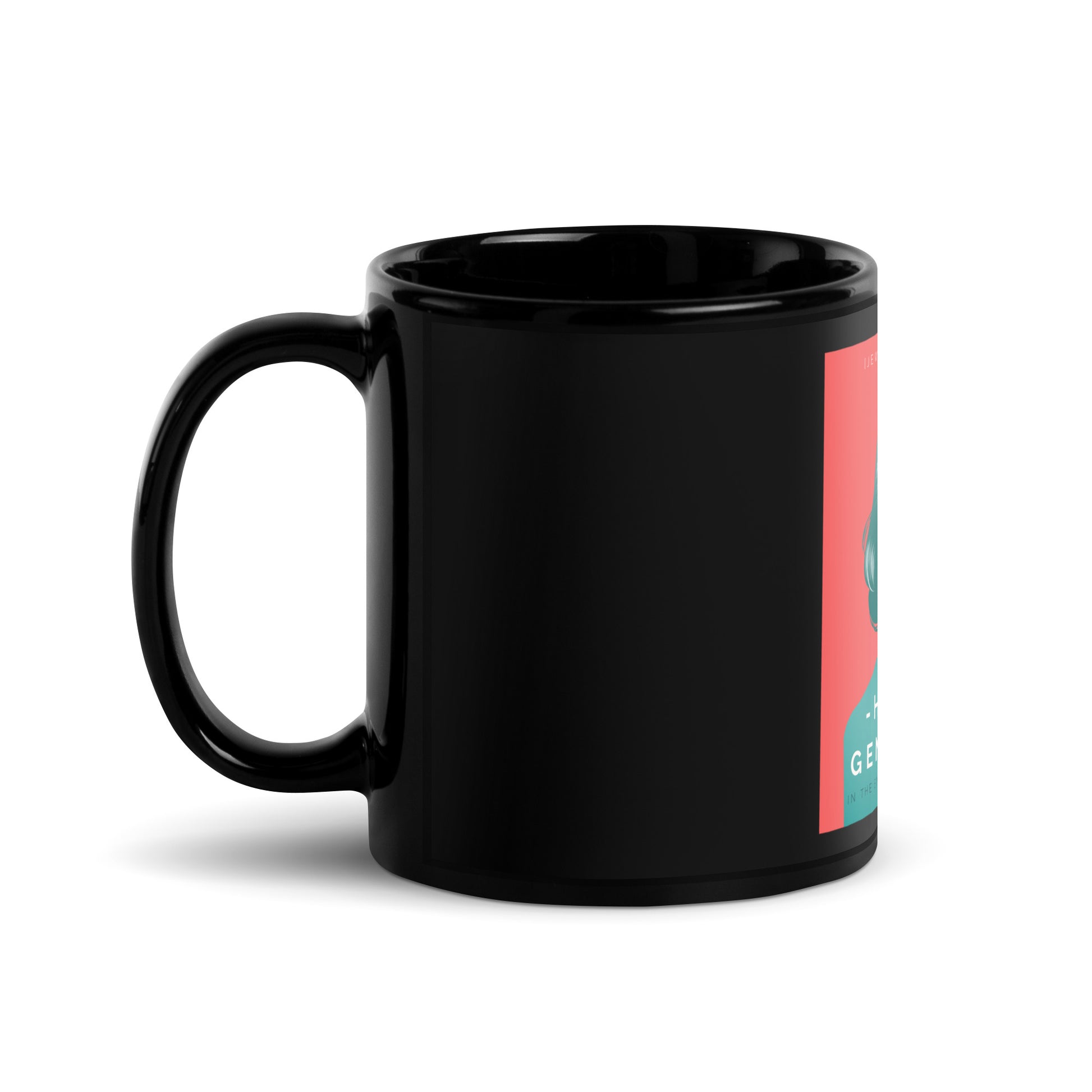 All In For Jews | Black Glossy Mug Jouparty