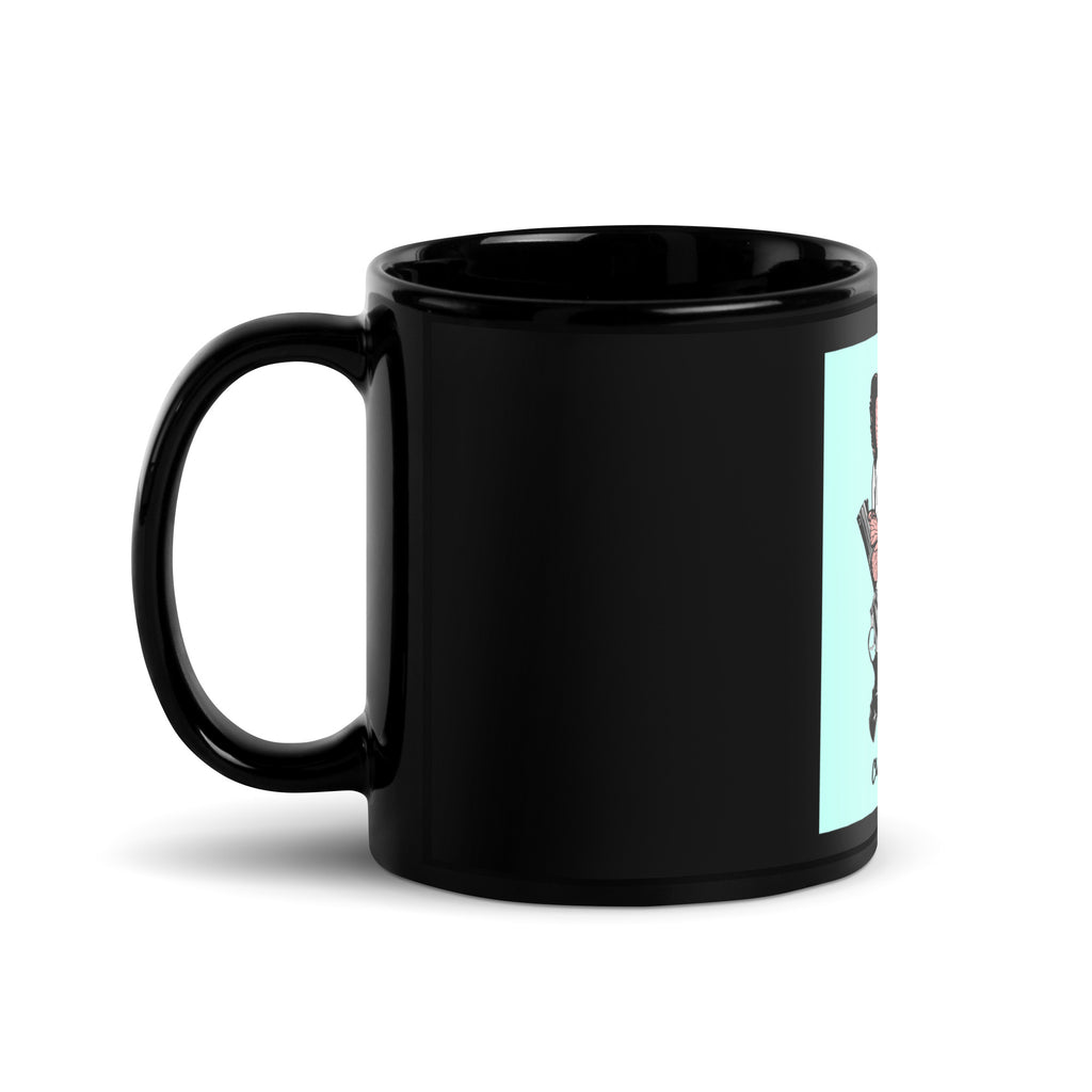 All In For Jews | Black Glossy Mug Jouparty