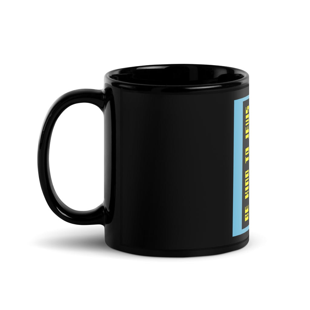 All In For Jews | Black Glossy Mug Jouparty