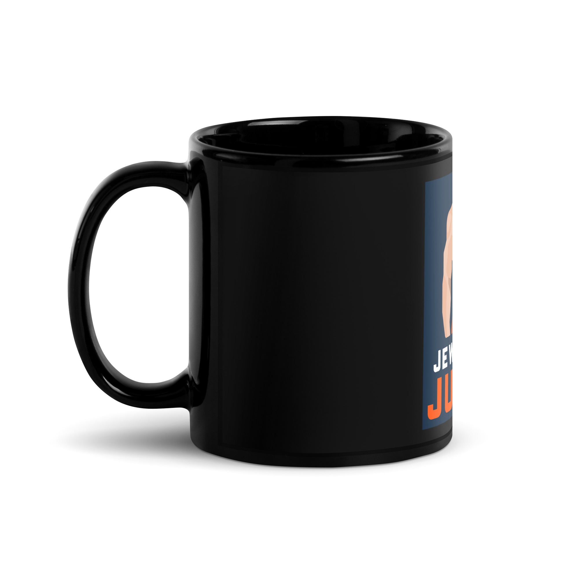 All In For Jews | Black Glossy Mug Jouparty
