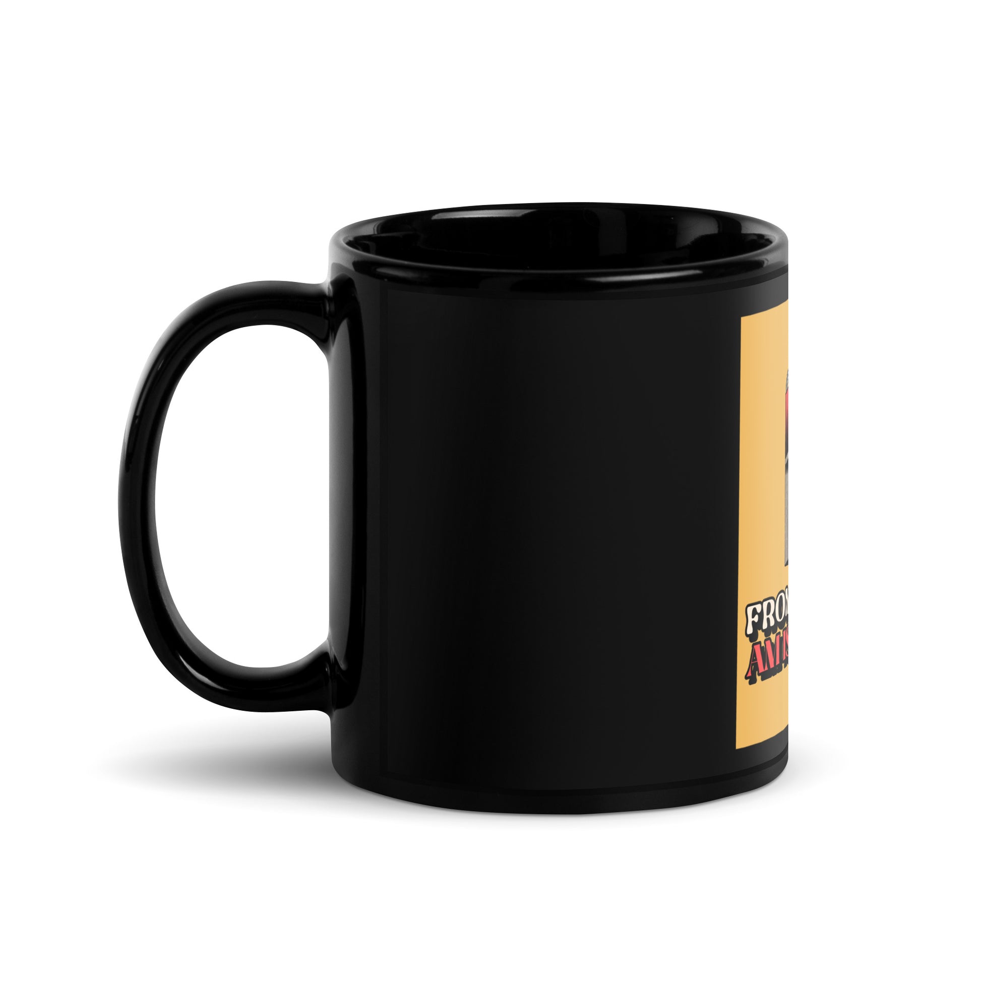 AM To PM | Black Glossy Mug