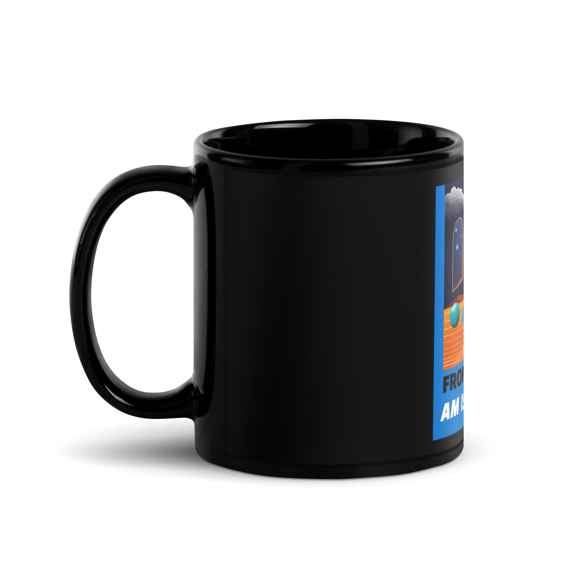 AM To PM | Black Glossy Mug