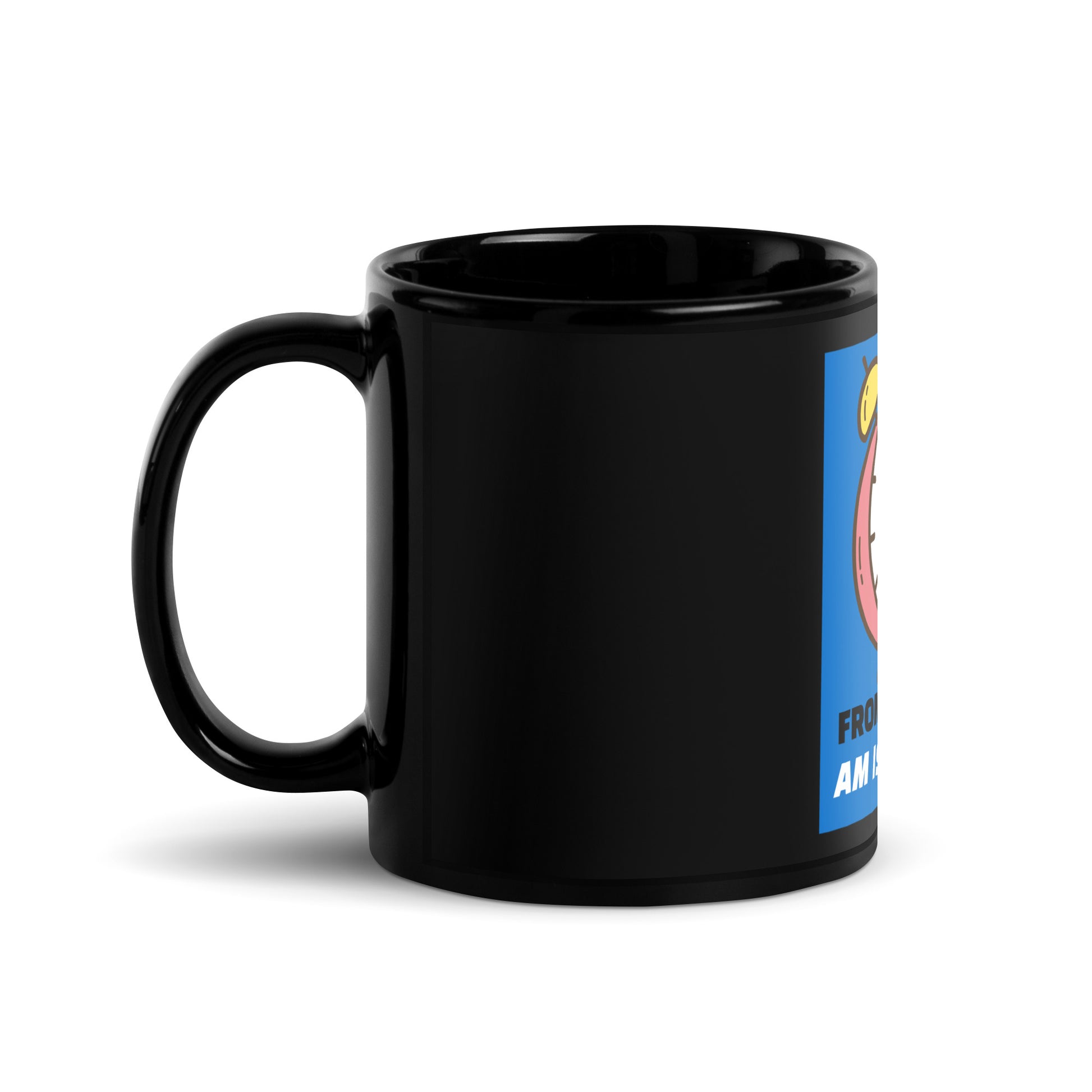 AM To PM | Black Glossy Mug