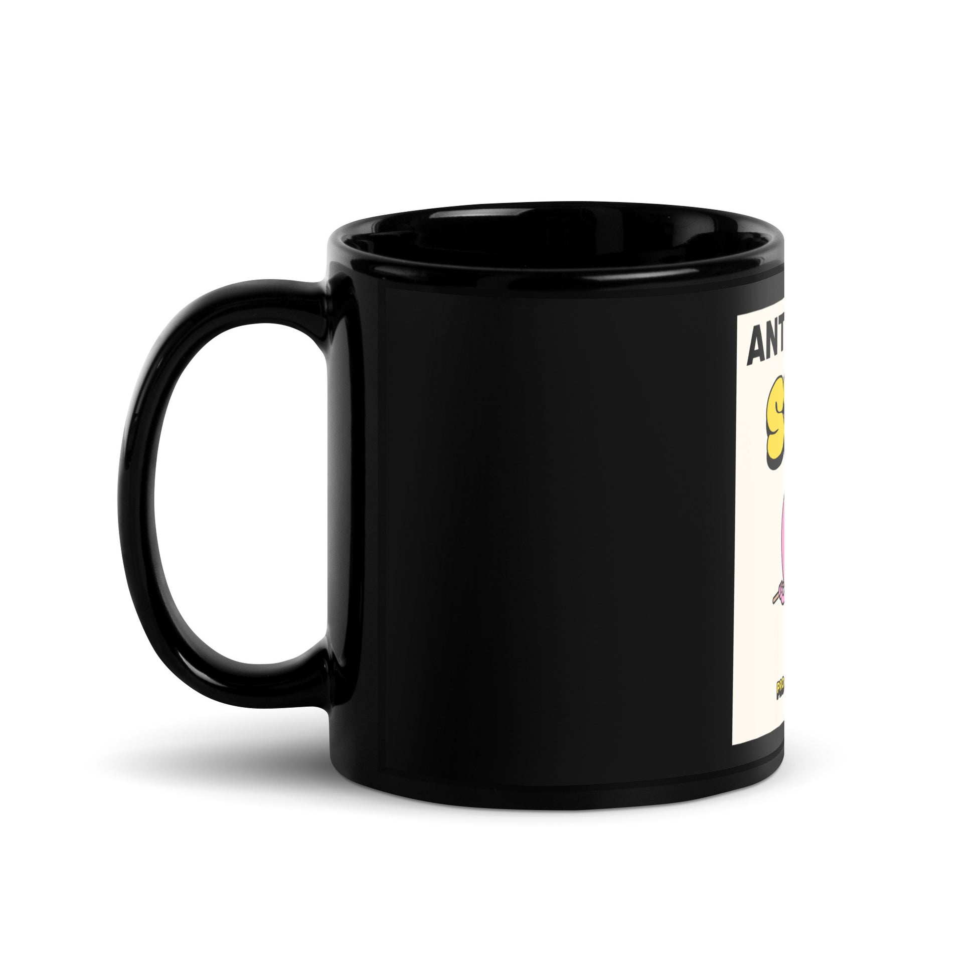 Antisemites Suck | Black Glossy Mug