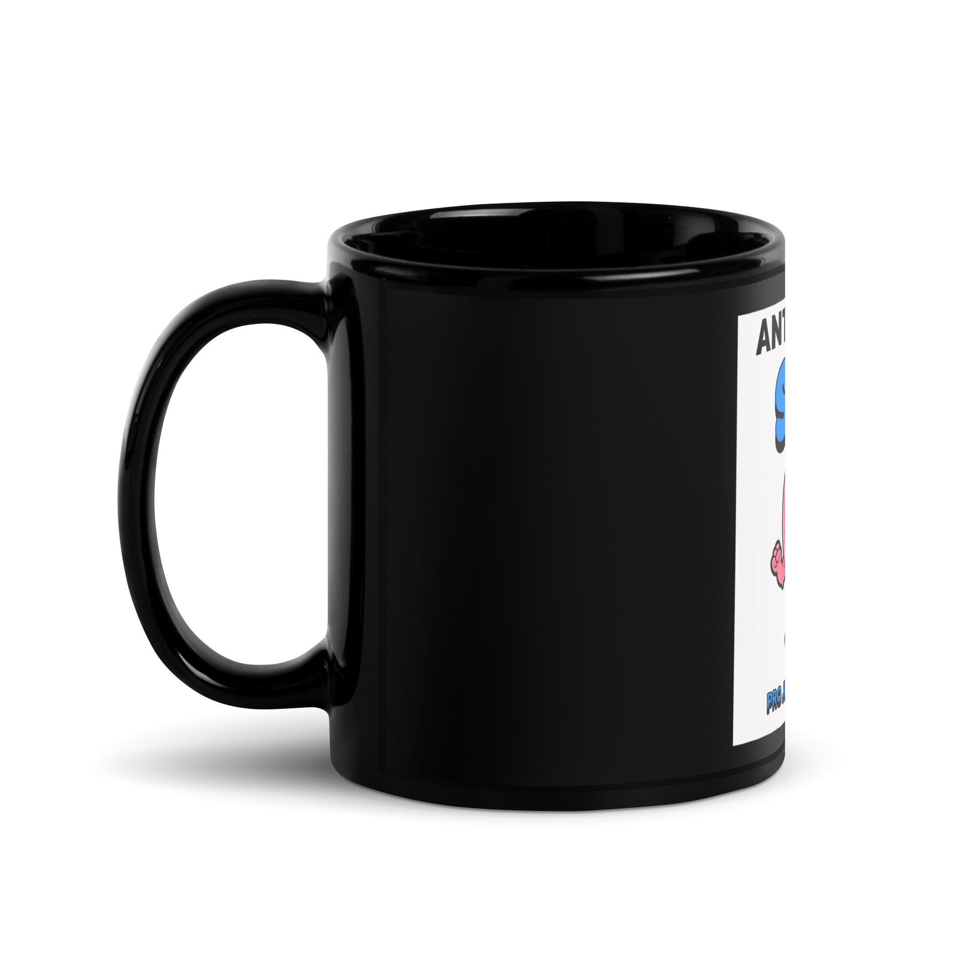 Antisemites Suck | Black Glossy Mug