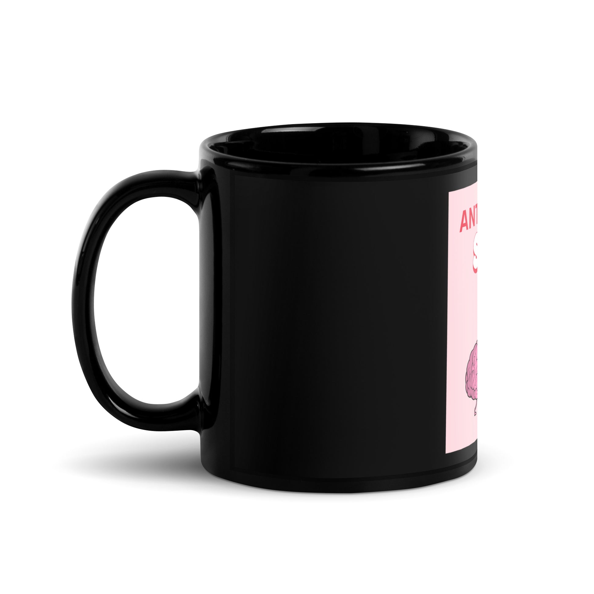 Antisemites Suck | Black Glossy Mug