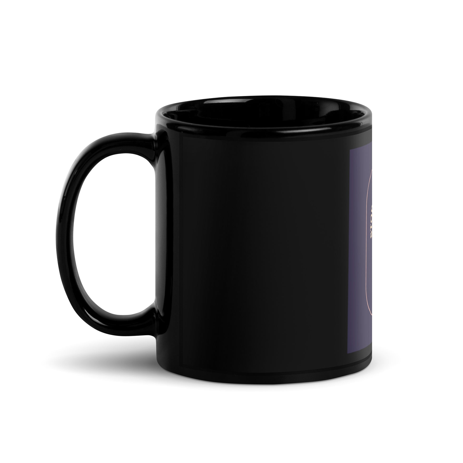 Stop Antisemitism | Plants & Flowers Edition | Black Glossy Mug